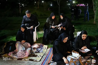 احیای شب بیست و سوم ماه مبارک رمضان در پارک ملت مشهد
