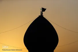 سیاه‌پوشی حرم مطهر حضرت شاهچراغ(ع)