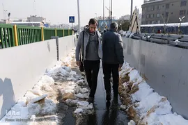 تهران چهار روز پس از بحران بارش برف 