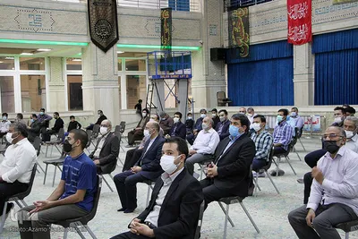 مراسم سالگرد ارتحال آیت الله محمد ابراهیم اعرافی امام جمعه فقید میبد‎‎