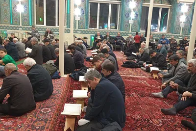 مراسم عزاداری شهادت حضرت فاطمه(س) در اهر