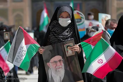 تجمع طلاب و دانشجویان زنجان در حمایت از فلسطین