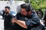 آیین «گل‌مالی» صبح عاشورا در فولادشهر اصفهان