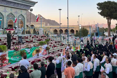 جشن میلاد امام رضا(ع) در آستان امامزاده شاهرضا(ع)