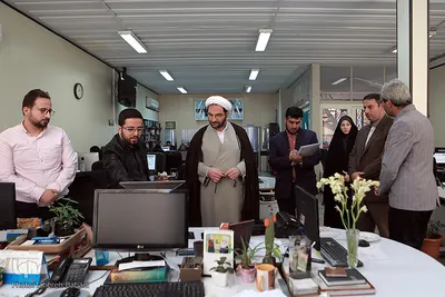بازدید  حجت الاسلام والمسلمین مهدی فرمانیان، معاون امور بین الملل مجمع جهانی اهل بیت(ع) از ایکنا