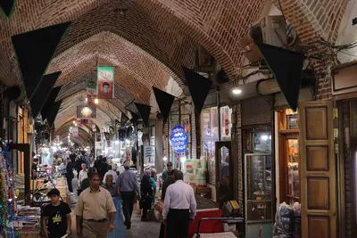 حال و هوای بازار تبریز در ماه محرم‎