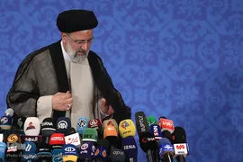 نخستین نشست خبری حجت‌الاسلام والمسلمین سیدابراهیم رئیسی، رئیس‌جمهور منتخب مردم ایران
