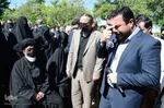 مراسم تشییع و تدفین والده نماینده ولی فقیه در آذربایجان شرقی