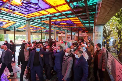 مراسم تشییع پیکر سردار شهید عبدالرسول استوار محمودآبادی در شیراز