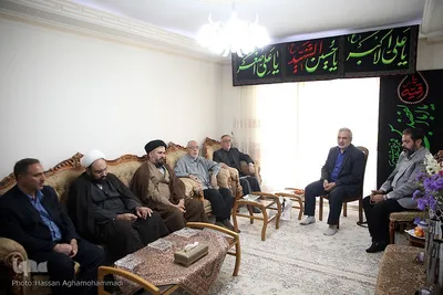 دیدار جامعه قرآنی با خانواده شهید قرآنی «حسن کوهستانی»