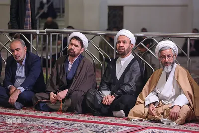 مراسم بزرگداشت آیت‌الله ربانی شیرازی در حرم مطهر