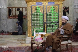 مراسم شب قدر در آستان امامزاده سید حمزه(ع) تبریز
