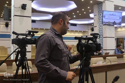 نشست خبری معاون فرهنگی آستان مقدس احمدی و محمدی (ع)‎‎