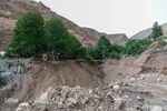 خسارات سیل در جاده چالوس‎‎