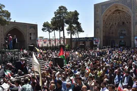 استقبال پرشور مردم سمنان از رئیس جمهور