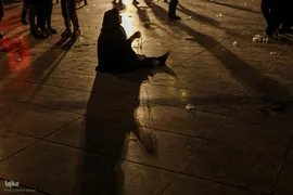 آئین خیمه سوزان در میدان امام حسین (ع)