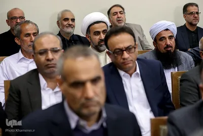 دیدار دست‌اندرکاران کنگره شهدای استان سیستان و بلوچستان با رهبر انقلاب