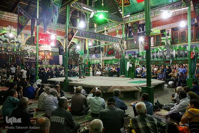 مراسم تعزیه خوانی وداع حضرت علی اکبر(ع)