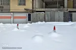 بارش سنگین برف در همدان‎‎