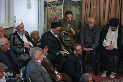 مراسم ترحیم حاجیه خانم فلسفی، همسر مرحوم آیت‌الله مصطفی مسجدجامعی