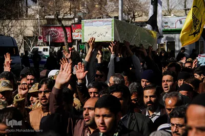 تشییع پیکر مطهر ۵ شهید دفاع مقدس و ۵ شهید مدافع حرم