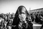 تجمع سوگواران امام خامنه‌ای در میدان امام اصفهان