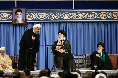 دیدار مسئولان نظام و سفرای کشورهای اسلامی با رهبر انقلاب