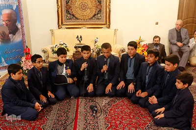 جمع پرشور قاریان قرآن در میلاد قمر بنی‌هاشم(ع)