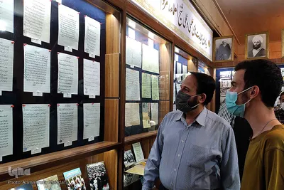 مراسم رونمایی از یادمان مجاهدت های علمی و عملی مرحوم آیت الله حدائق «شیخ العلما»