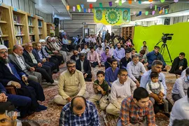 چهارمین آیین عمامه‌گذاری شماری از طلاب و همچنین جشن حفظ کل قرآن کریم گروهی دیگر از طلاب مدرسه علمیه دارالسلام