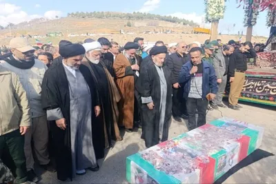 مراسم تشییع پیکر شهید سردار «محمدحسین صوفی»