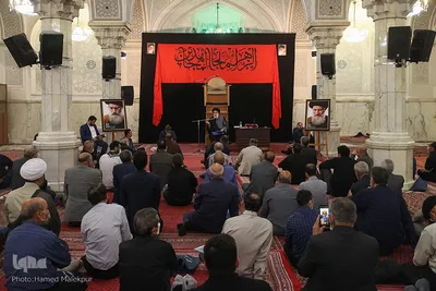 مراسم ترحیم آیت‌الله فاطمی‌نیا