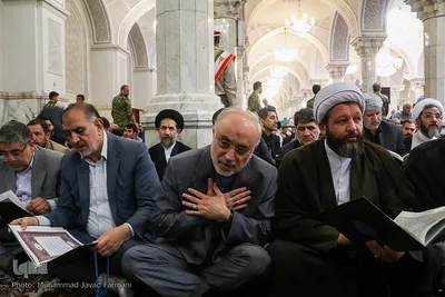 مراسم بزرگداشت شهدای حمله تروریستی تهران