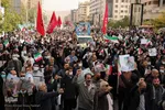 مراسم تشییع پیکر مطهر روحانی شهید مدافع امنیت در شیراز