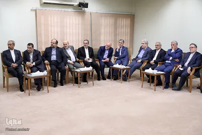 دیدار رئیس‌جمهور و اعضای هیئت دولت با رهبر انقلاب