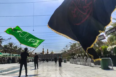 بین الحرمین در انتظار پیکر مطهر رهبر شهید