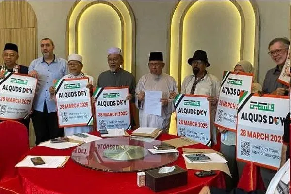 Sidang media Hari Al-Quds Antarabangsa yang diadakan di Kuala Lumpur