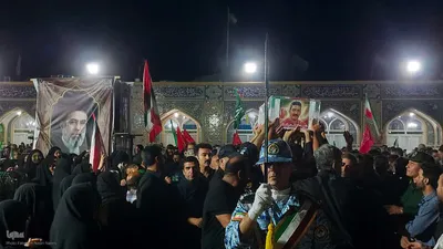 تشییع پیکر شهید «احمد رضایی کمال‌آباد» در نایین