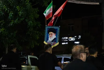 قافله اشک و سوگ حسینی در خیابان‌های خمینی‌شهر