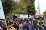 راهپیمایی حماسی مردم دارالمومنین و دارالمجاهدین همدان در یوم‌الله ۱۳ آبان‎
