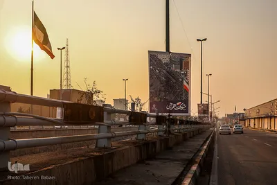 سالروز شهادت شهید سلیمانی- خیابان آزادی زیرگذر بعد از بزرگراه یادگار امام- دی۹۹