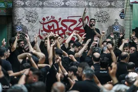 عزاداری ظهر عاشورا در محله کن
