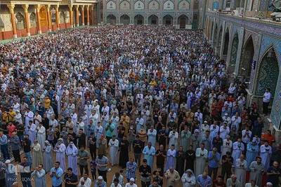 نماز عید سعید فطر در آستان مقدس کاظمیه