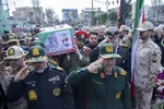 وداع باشکوه مردم دارالارشاد با شهدای مرزبان اردبیلی