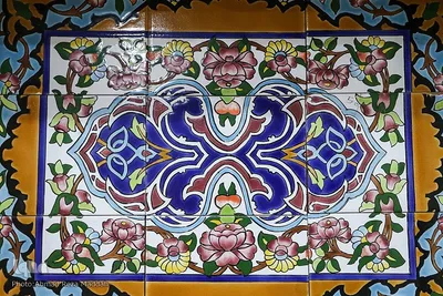 هنر کاشی هفت رنگ شیراز‎‎