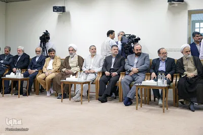 دیدار رئیس‌جمهور و اعضای هیأت دولت