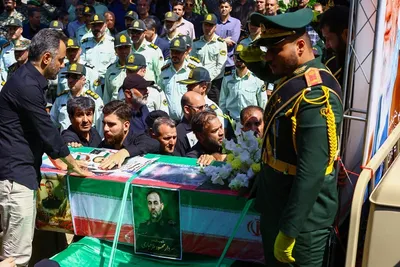 مراسم تشییع پیکر مطهر شهید اقتدار «محمود ملاجباری»