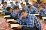 محفل انس با قرآن دانش‌آموزان شیرازی در سومین حرم اهل‌بیت علیهم السلام