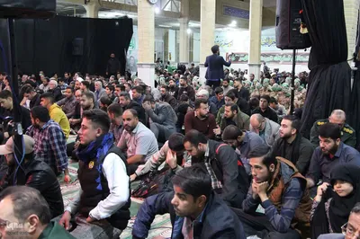 مراسم بزرگداشت دومین سالگرد شهید مدافع امنیت علی نظری در مسجد جامع ملایر
