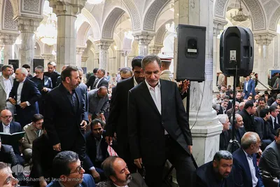 مراسم بزرگداشت شهدای حمله تروریستی تهران